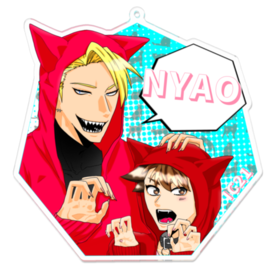 猫の日キーホルダー Miyaza Booth