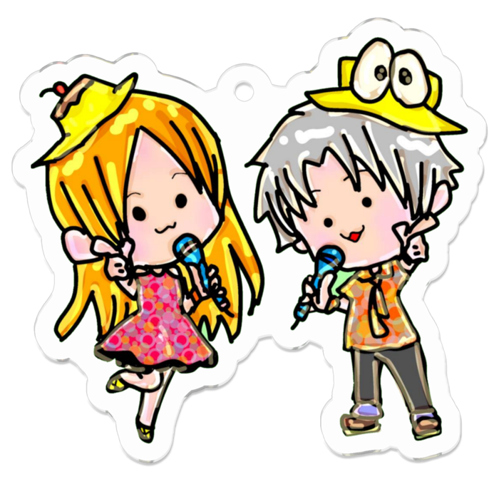 アクリルキーホルダー - 50 x 50 (mm)