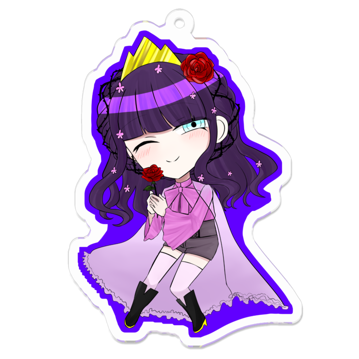 アクリルキーホルダー（コーティング） - 70 x 70 (mm)