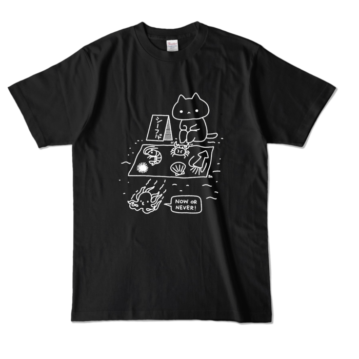 カラーTシャツ - L - ブラック (濃色)