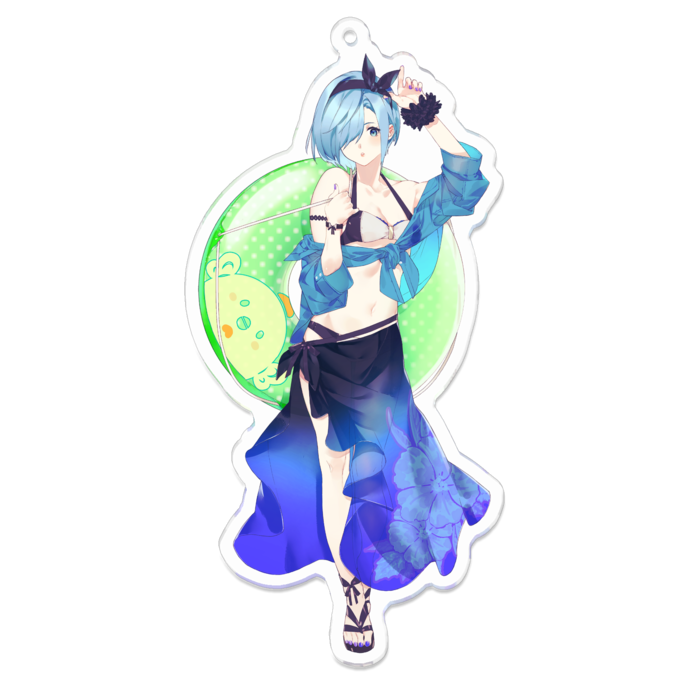 アクリルキーホルダー - 100 x 100 (mm)