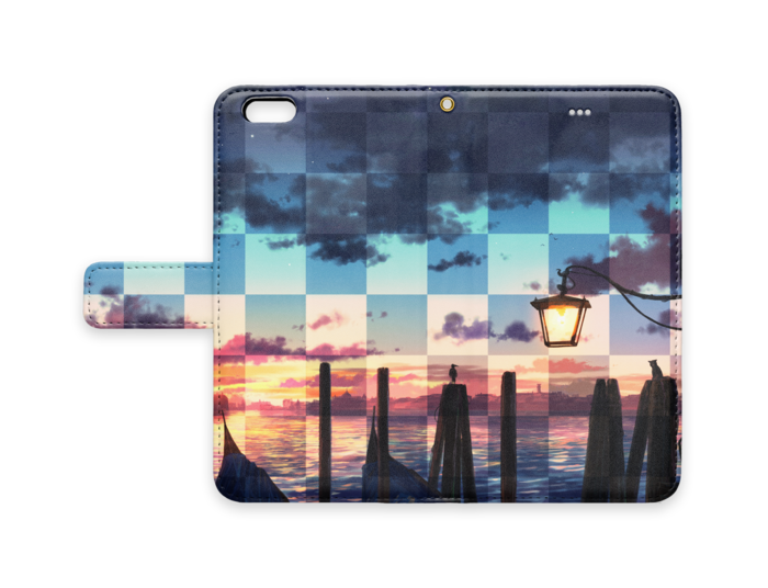 手帳型iPhoneケース - iPhone 6 Plus / 6s Plus - ストラップ穴 あり