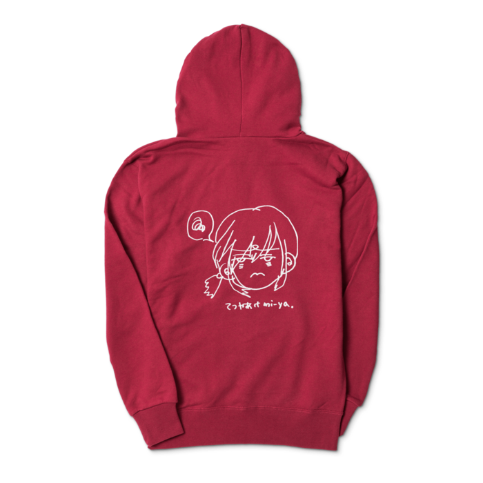 ジップパーカー - S - 背面