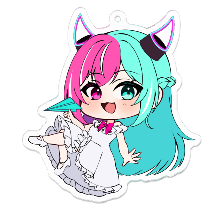 アクリルキーホルダー(コーティング) - 70 x 70 (mm)