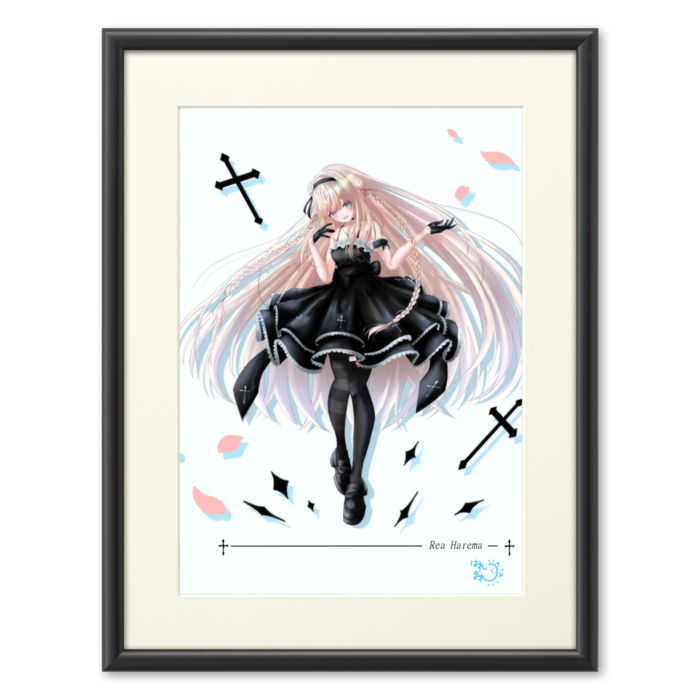 晴間れあ 複製画(プリモアート) - A4