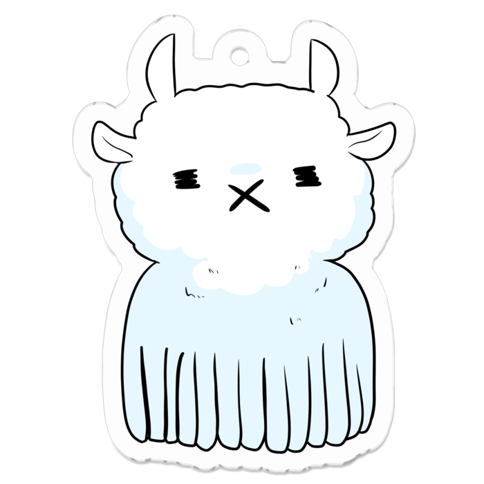 アクリルキーホルダー - 50 x 50 (mm)