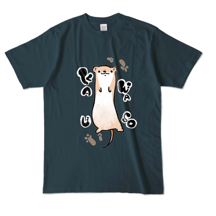 カラーTシャツ - L - デニム (濃色)