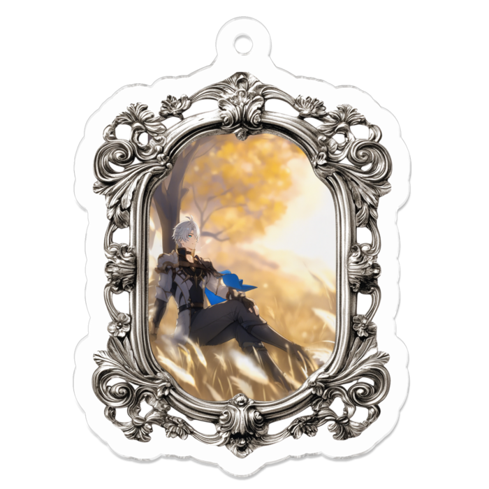 ⑤ファイノン銀枠アクリルキーホルダー - 50 