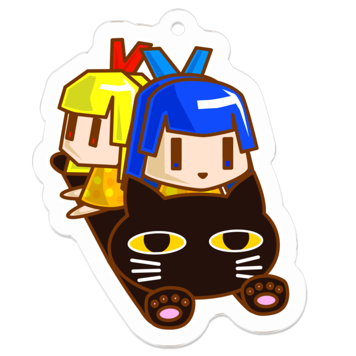 アクリルキーホルダー - 50 x 50 (mm)