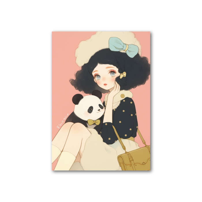 フォト風カード - 縦 - 片面