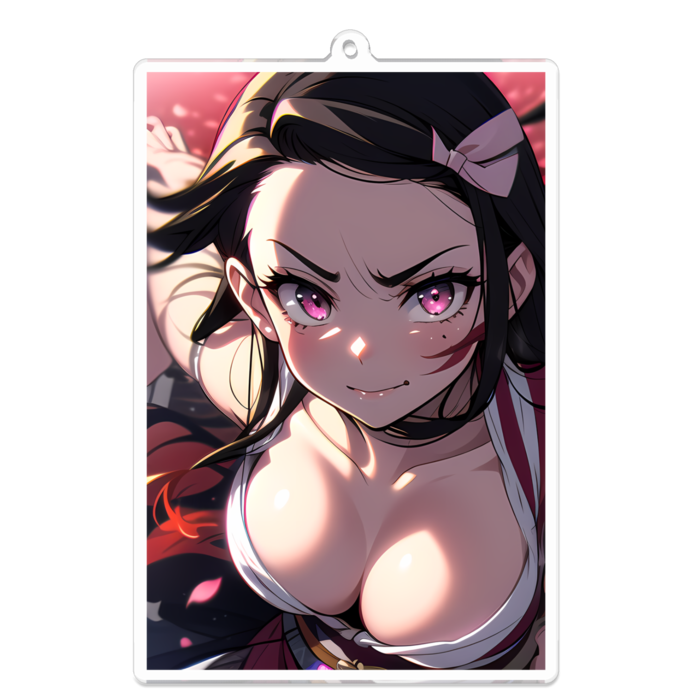 アクリルキーホルダー - 100 x 100 (mm)