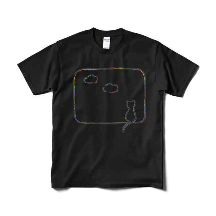 Tシャツ（シャドウ） - M - ブラック