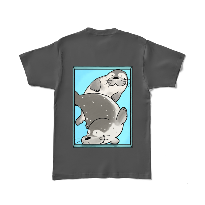 カラーTシャツ - L - チャコール (濃色)