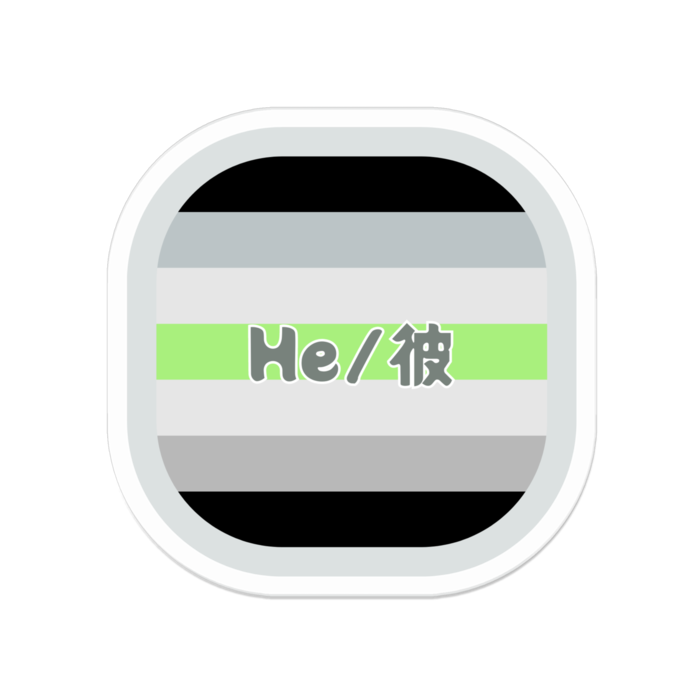 アクリルバッジ - 50 x 50 (mm)