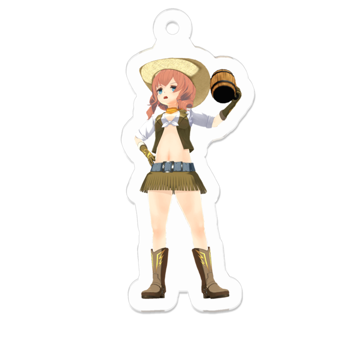 アクリルキーホルダー - 50 x 50 (mm)