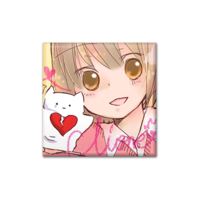 缶バッジ - 四角形40mm