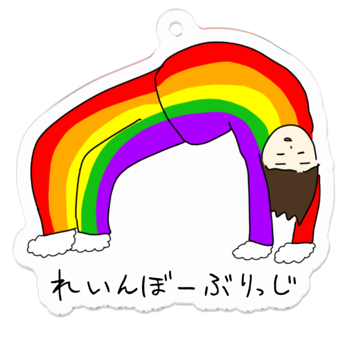 アクリルキーホルダー - 50 x 50 (mm)