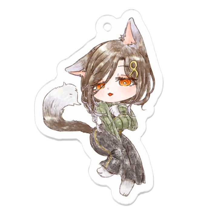 アクリルキーホルダー - 50 x 50 (mm)