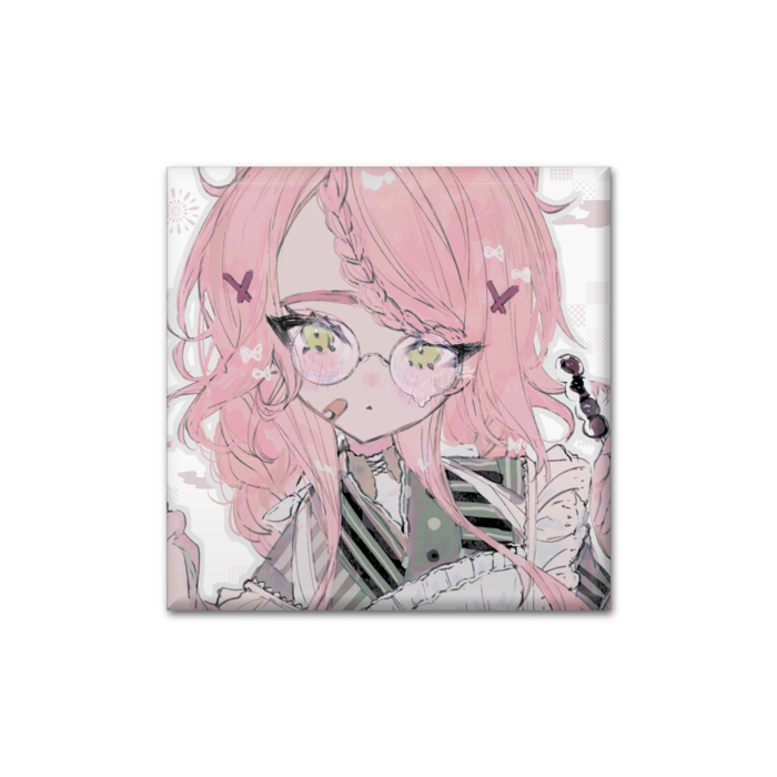 缶バッジ - 四角形40mm