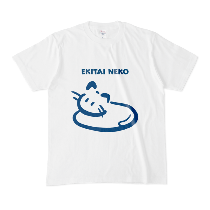 白Tシャツ - M - ブルー
