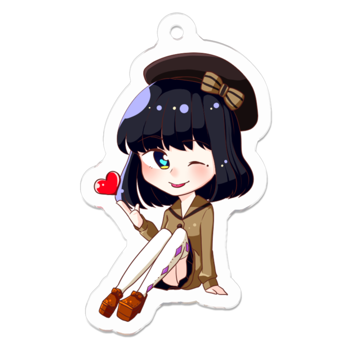 アクリルキーホルダー - 50 x 50 (mm)