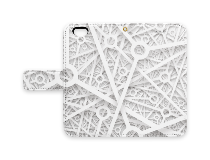 手帳型iPhoneケース - iPhone 6 / 6s - ストラップ穴 あり