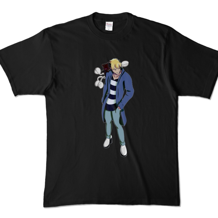 カラーTシャツ - XL - ブラック (濃色)