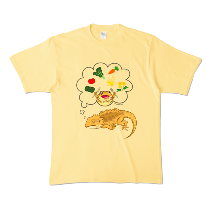 カラーTシャツ - XL - ライトイエロー (淡色)