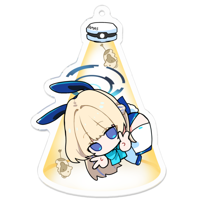 アクリルキーホルダー - 70 x 70 (mm)