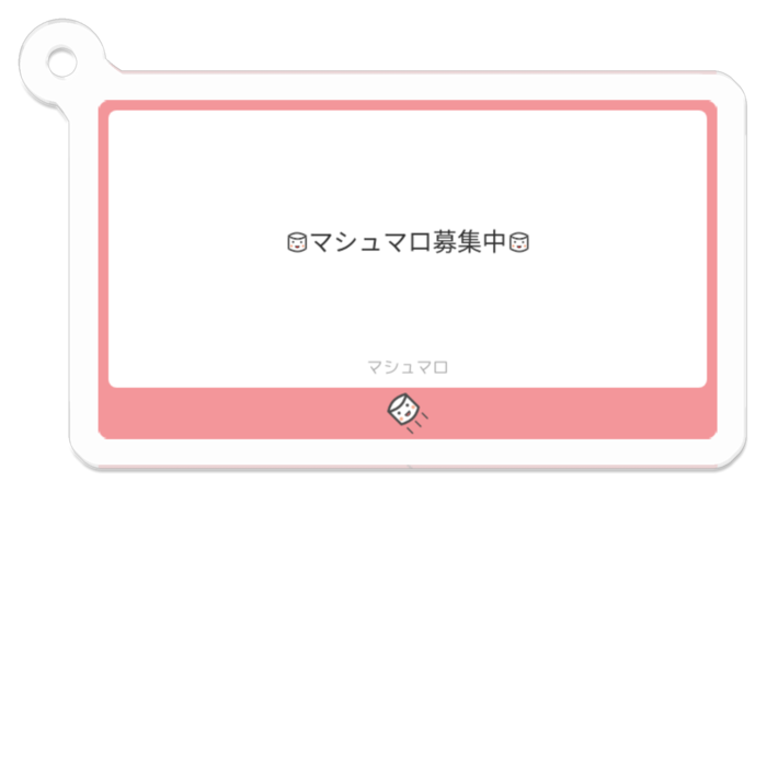 アクリルキーホルダー - 50 x 50 (mm)(1)