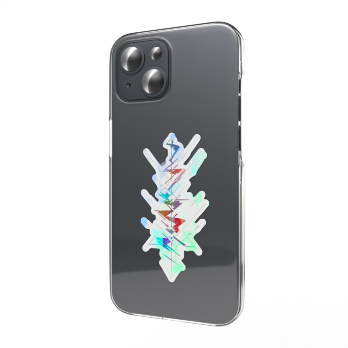 ホログラムスマホステッカー - 縦