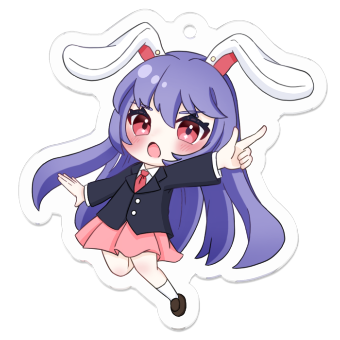 アクリルキーホルダー - 50 x 50 (mm)