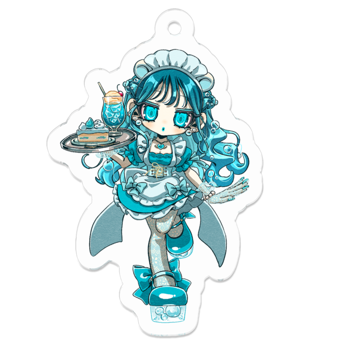 アクリルキーホルダー - 50 x 50 (mm)