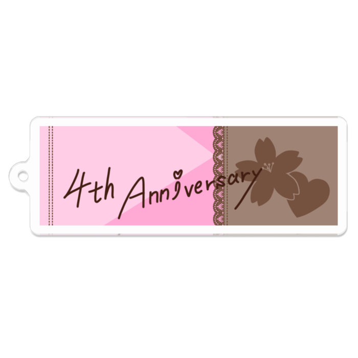 アクリルキーホルダー - 70 x 70 (mm)