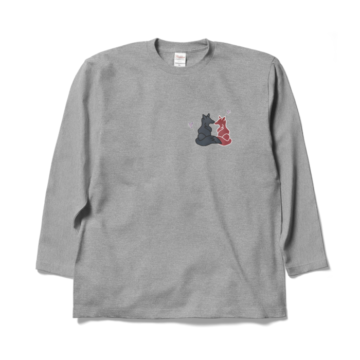 ロングスリーブTシャツ - XL - 杢グレー