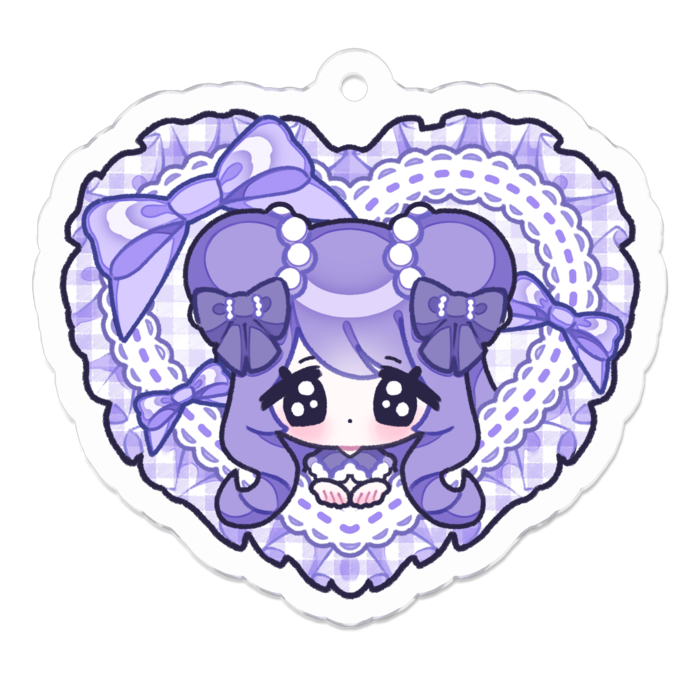 アクリルキーホルダー - 50 x 50 (mm)