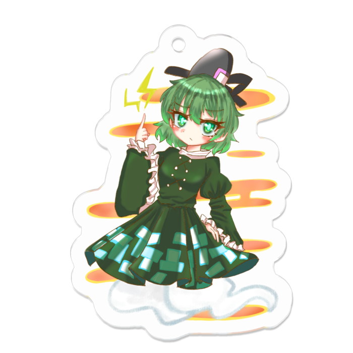 アクリルキーホルダー - 50 x 50 (mm)