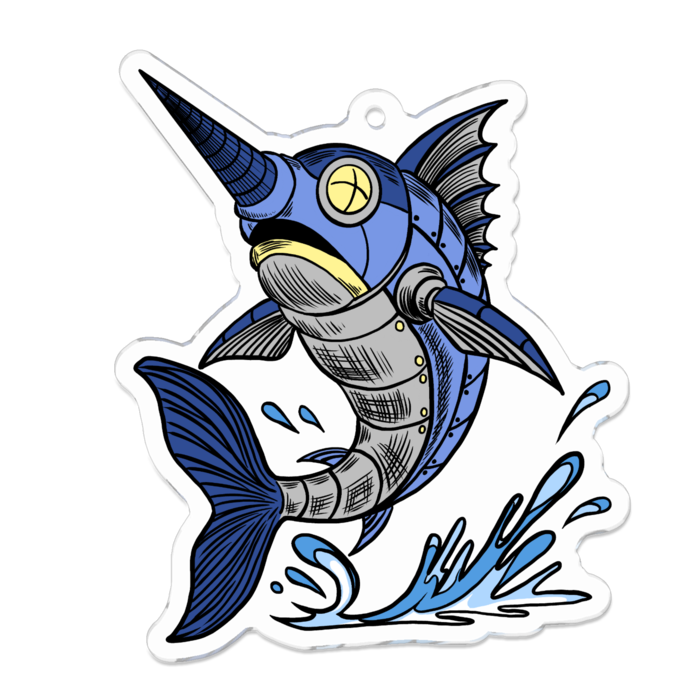 アクリルキーホルダー - 70 x 70 (mm)