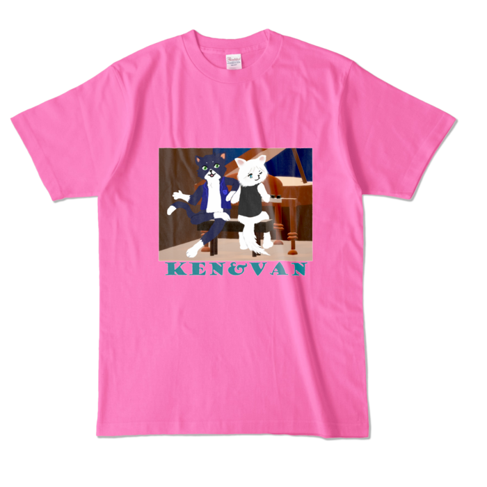 カラーTシャツ - L - ピンク (濃色)