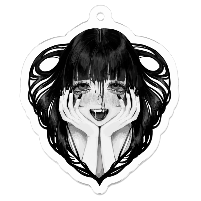 アクリルキーホルダー - 50 x 50 (mm)