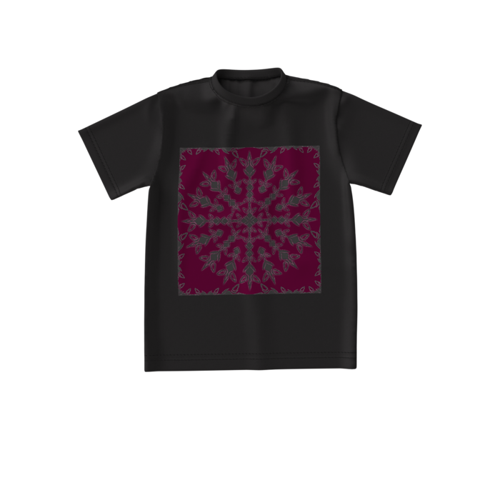 ビッグシルエットTシャツ - S - 正面・紫