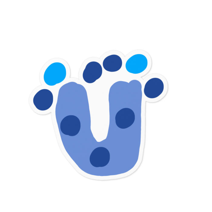 ステッカー - 100 x 100 (mm)(1)