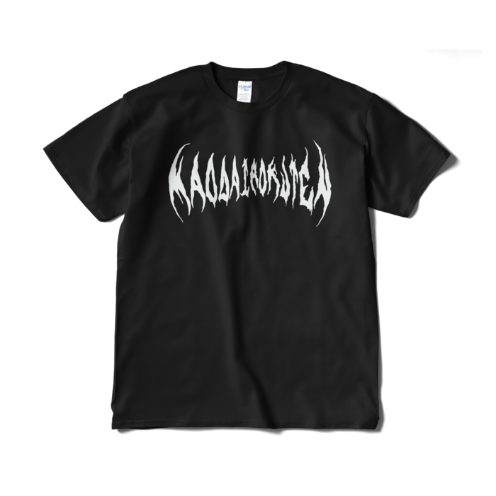 Tシャツ（短納期） - XL - 黒地×白ロゴ