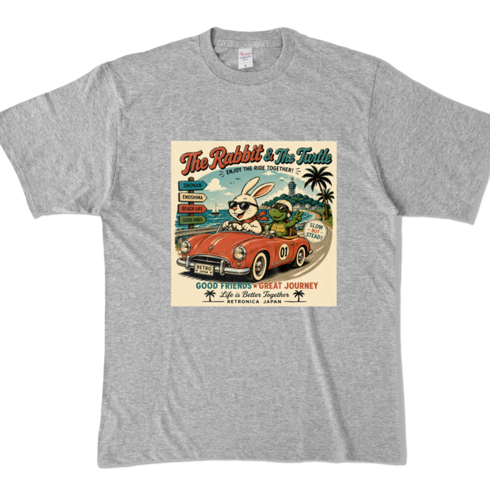 カラーTシャツ - XL - 杢グレー (濃色)