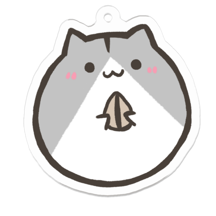 アクリルキーホルダー - まえ（50×50）