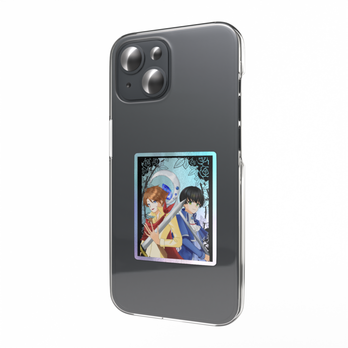 オーロラスマホステッカー - 縦