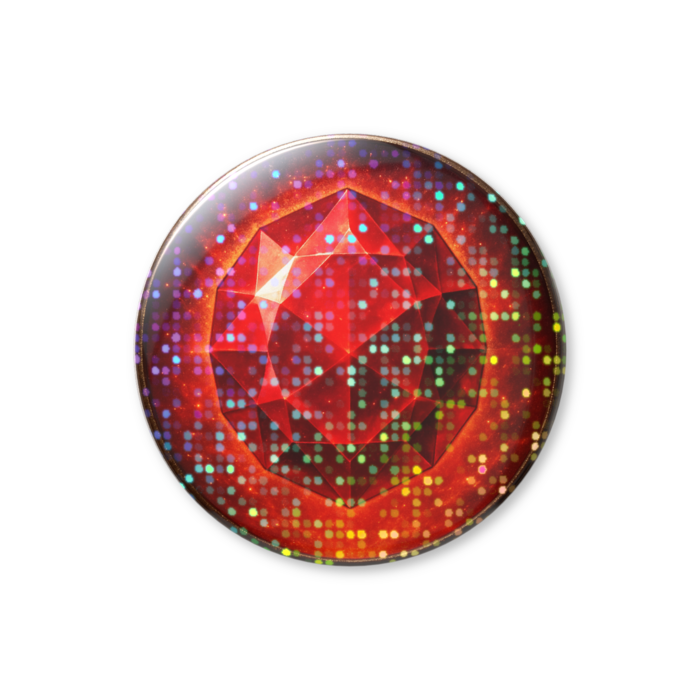 ホログラム缶バッジ - 32mm