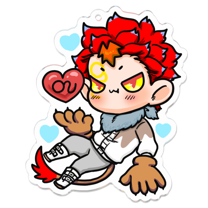 アクリルキーホルダー - 70 x 70 (mm)