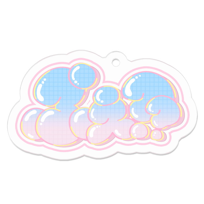 アクリルキーホルダー - 50 x 50 (mm)