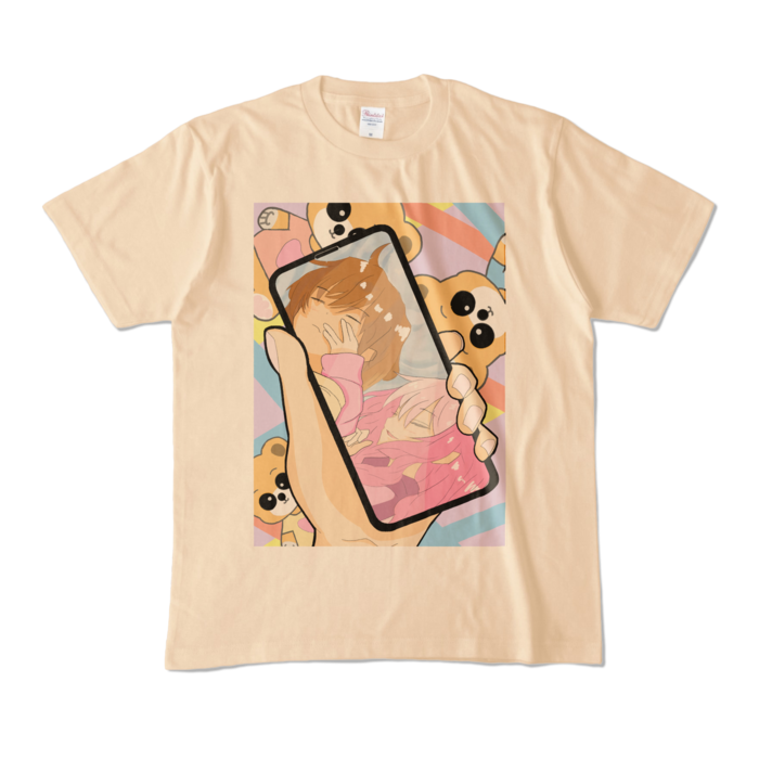カラーTシャツ - M - ナチュラル (淡色)